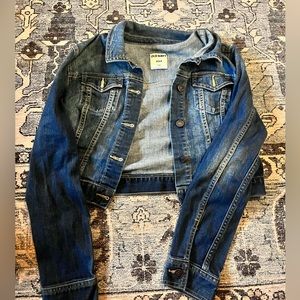 old navy cropped jean jacket